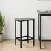 Scaun de bar Sonoma gri 40 x 32 x 64 cm Lemn prelucrat - WALTI WALTI