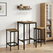 Scaun de bar 2 buc. Stejar Artizanal 40 x 32 x 64 cm - WALTI WALTI