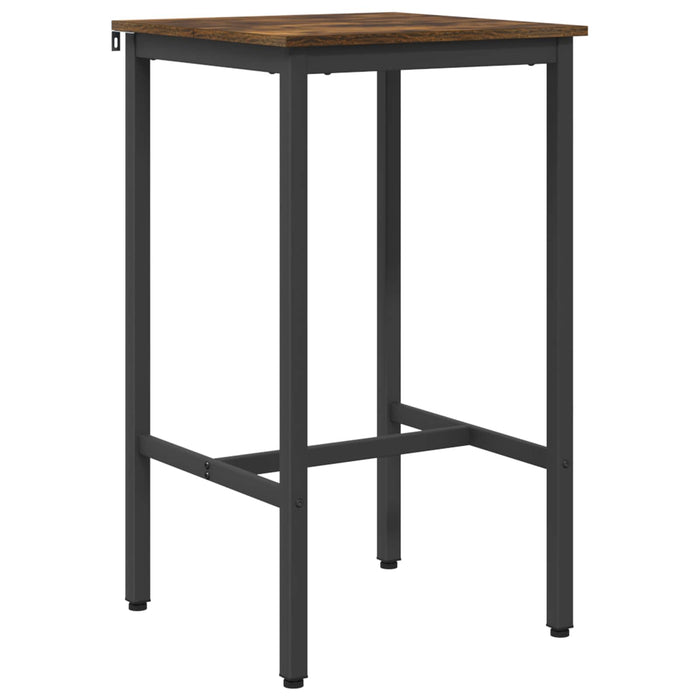 Masă de bar 52 x 52 x 110 cm Lemn prelucrat Stejar fumuriu - WALTI WALTI
