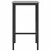 Masă de bar 52 x 52 x 110 cm Lemn prelucrat Sonoma gri - WALTI WALTI