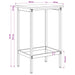 Scaun de bar 2 buc. Stejar Negru 40 x 32 x 74 cm Lemn prelucrat - WALTI WALTI