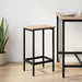 Scaun de bar Stejar Sonoma 40 x 32 x 74 cm Lemn prelucrat - WALTI WALTI