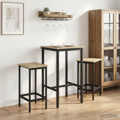 Scaun de bar 2 buc. Stejar Sonoma 40 x 32 x 74 cm - WALTI WALTI
