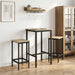 Scaun de bar 2 buc. Stejar Sonoma 40 x 32 x 74 cm - WALTI WALTI