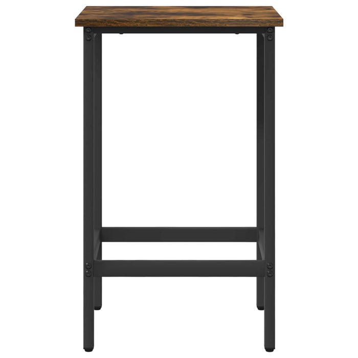 Scaun de bar Stejar fumuriu 40 x 32 x 74 cm Lemn prelucrat - WALTI WALTI