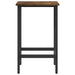 Scaun de bar 2 buc. Stejar fumuriu 40 x 32 x 74 cm - WALTI WALTI