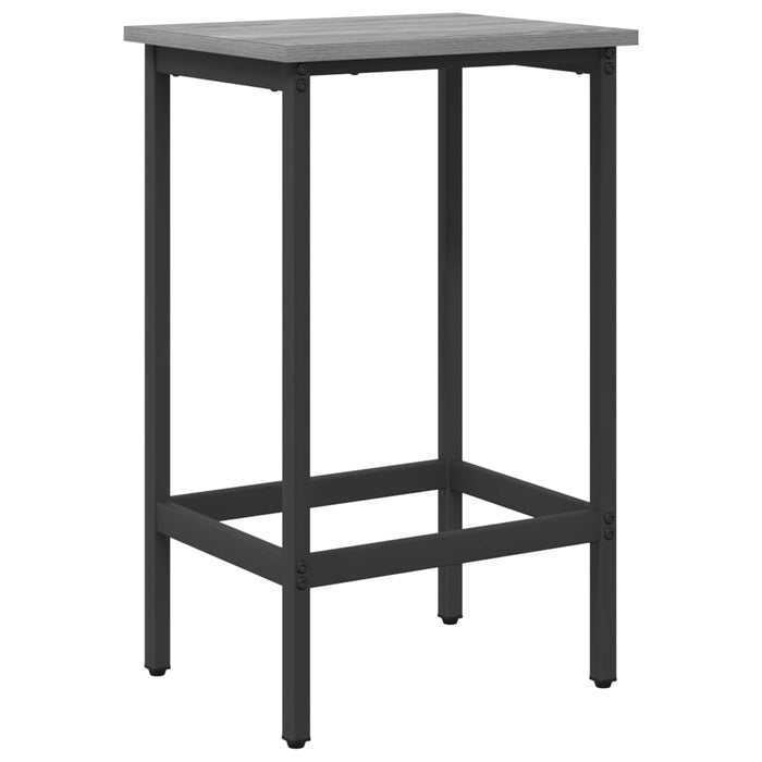 Scaun de bar Sonoma gri 40 x 32 x 74 cm Lemn prelucrat - WALTI WALTI