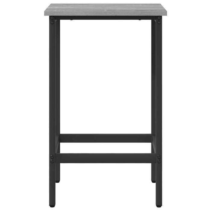 Scaun de bar Sonoma gri 40 x 32 x 74 cm Lemn prelucrat - WALTI WALTI