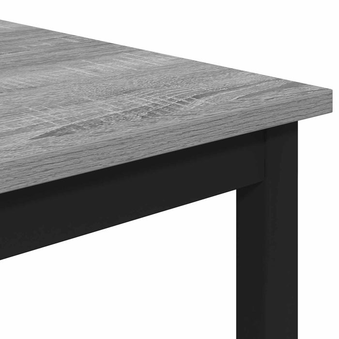 Scaun de bar 2 buc. Sonoma gri 40 x 32 x 74 cm Lemn prelucrat - WALTI WALTI