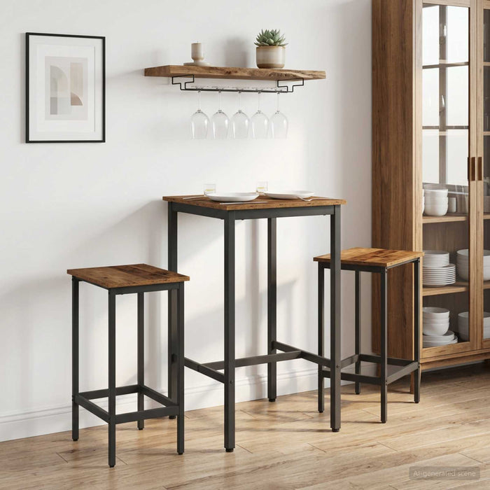 Scaun de bar 2 buc. Lemn vechi 40 x 32 x 74 cm Lemn prelucrat - WALTI WALTI