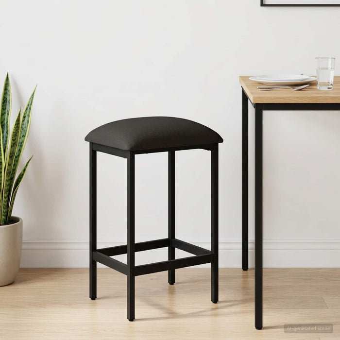 Scaun de bar Gri închis 40 x 32 x 64 cm Lemn prelucrat - WALTI WALTI