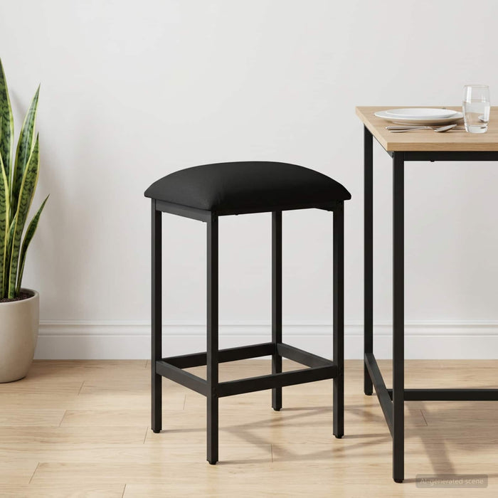 Scaun de bar Negru 40 x 32 x 64 cm Lemn prelucrat - WALTI WALTI