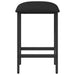 Scaun de bar 2 buc. Negru 40 x 32 x 64 cm Lemn prelucrat - WALTI WALTI