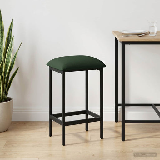 Scaun de bar Verde închis 40 x 32 x 64 cm Lemn prelucrat - WALTI WALTI