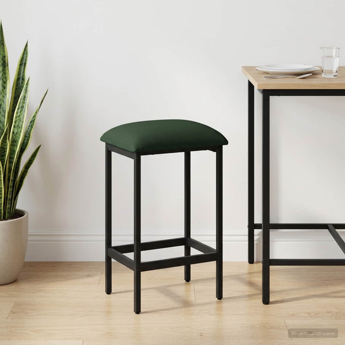 Scaun de bar Verde închis 40 x 32 x 64 cm Lemn prelucrat - WALTI WALTI