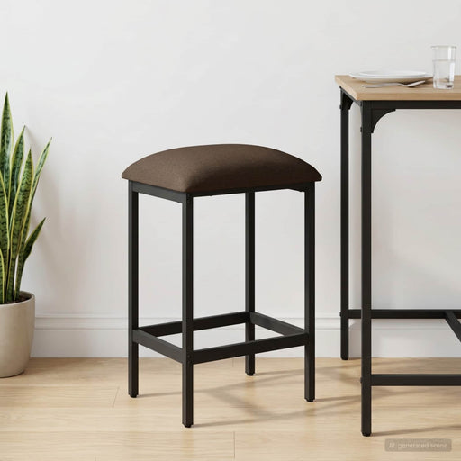 Scaun de bar Gri taupe 40 x 32 x 64 cm Lemn prelucrat - WALTI WALTI