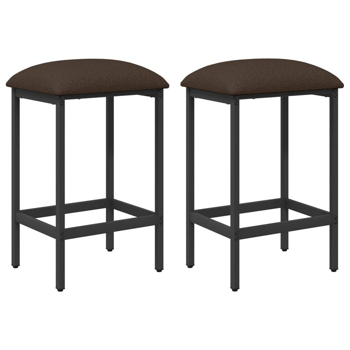 Scaun de bar 2 buc. Gri taupe 40 x 32 x 64 cm Lemn prelucrat - WALTI WALTI