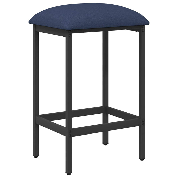 Scaun de bar albastru 40 x 32 x 64 cm Lemn prelucrat - WALTI WALTI