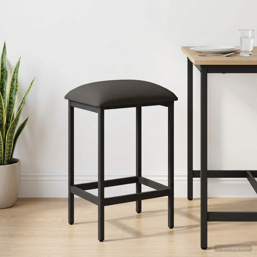 Scaun de bar Gri închis 40 x 32 x 74 cm Lemn prelucrat - WALTI WALTI