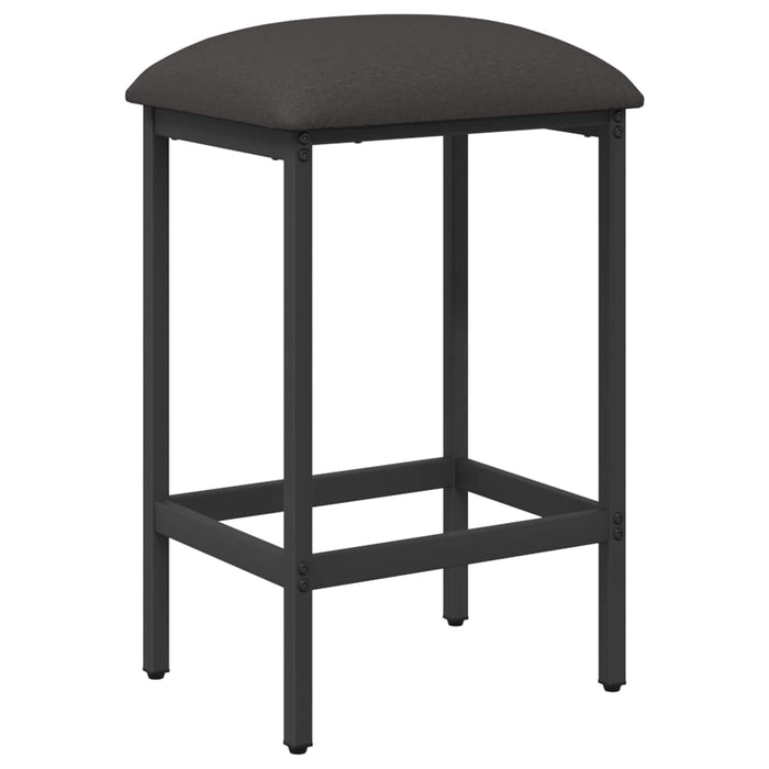 Scaun de bar Gri închis 40 x 32 x 74 cm Lemn prelucrat - WALTI WALTI