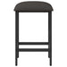 Scaun de bar Gri închis 40 x 32 x 74 cm Lemn prelucrat - WALTI WALTI