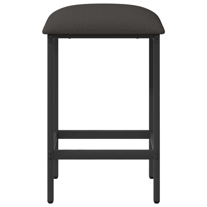 Scaun de bar 2 buc. Gri închis 40 x 32 x 74 cm Lemn prelucrat - WALTI WALTI