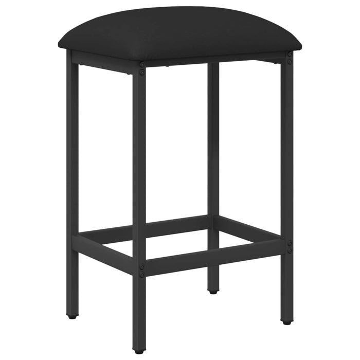 Scaun de bar Negru 40 x 32 x 74 cm Lemn prelucrat - WALTI WALTI