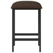 Scaun de bar 2 buc. Gri taupe 40 x 32 x 74 cm Lemn prelucrat - WALTI WALTI
