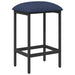 Scaun de bar albastru 40 x 32 x 74 cm Lemn prelucrat - WALTI WALTI