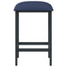 Scaun de bar albastru 40 x 32 x 74 cm Lemn prelucrat - WALTI WALTI