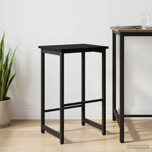 Scaun de bar Stejar Negru 40 x 32 x 64 cm Lemn prelucrat - WALTI WALTI