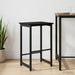 Scaun de bar Stejar Negru 40 x 32 x 64 cm Lemn prelucrat - WALTI WALTI