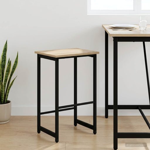 Scaun de bar Stejar Sonoma 40 x 32 x 64 cm Lemn prelucrat - WALTI WALTI