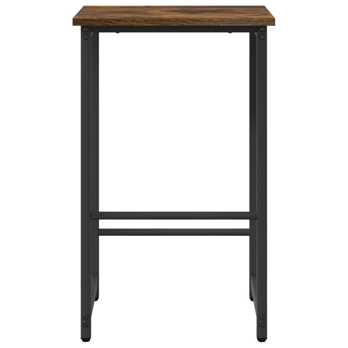 Scaun de bar 2 buc. Stejar fumuriu 40 x 32 x 64 cm - WALTI WALTI