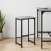 Scaun de bar Sonoma gri 40 x 32 x 64 cm Lemn prelucrat - WALTI WALTI