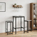 Scaun de bar 2 buc. Sonoma gri 40 x 32 x 64 cm Lemn prelucrat - WALTI WALTI