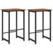 Scaun de bar 2 buc. Lemn vechi 40 x 32 x 64 cm Lemn prelucrat - WALTI WALTI