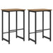 Scaun de bar 2 buc. Stejar Artizanal 40 x 32 x 64 cm - WALTI WALTI