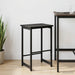 Scaun de bar Stejar Negru 40 x 32 x 74 cm Lemn prelucrat - WALTI WALTI