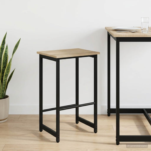 Scaun de bar Stejar Sonoma 40 x 32 x 74 cm Lemn prelucrat - WALTI WALTI