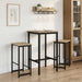 Scaun de bar 2 buc. Stejar Sonoma 40 x 32 x 74 cm - WALTI WALTI