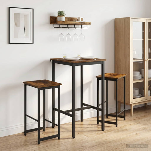 Scaun de bar 2 buc. Stejar fumuriu 40 x 32 x 74 cm - WALTI WALTI