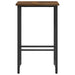 Scaun de bar 2 buc. Stejar fumuriu 40 x 32 x 74 cm - WALTI WALTI