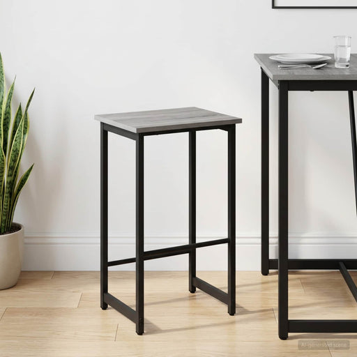 Scaun de bar Sonoma gri 40 x 32 x 74 cm Lemn prelucrat - WALTI WALTI