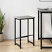 Scaun de bar Sonoma gri 40 x 32 x 74 cm Lemn prelucrat - WALTI WALTI