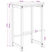 Scaun de bar Lemn vechi 40 x 32 x 74 cm Lemn prelucrat - WALTI WALTI