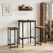 Scaun de bar 2 buc. Lemn vechi 40 x 32 x 74 cm Lemn prelucrat - WALTI WALTI
