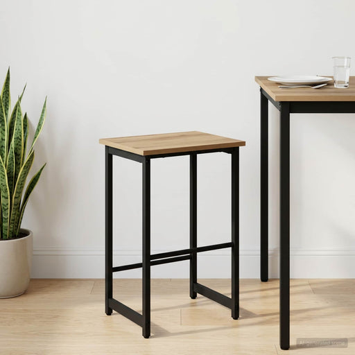 Scaun de bar Stejar Artizanal 40 x 32 x 74 cm Lemn prelucrat - WALTI WALTI