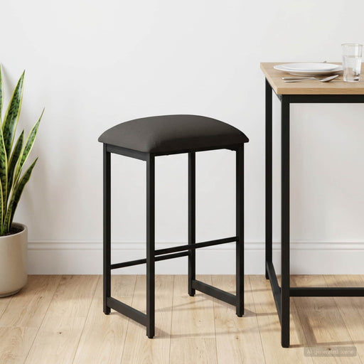 Scaun de bar Gri închis 40 x 32 x 64 cm Lemn prelucrat - WALTI WALTI