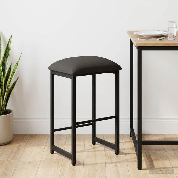 Scaun de bar Gri închis 40 x 32 x 64 cm Lemn prelucrat - WALTI WALTI